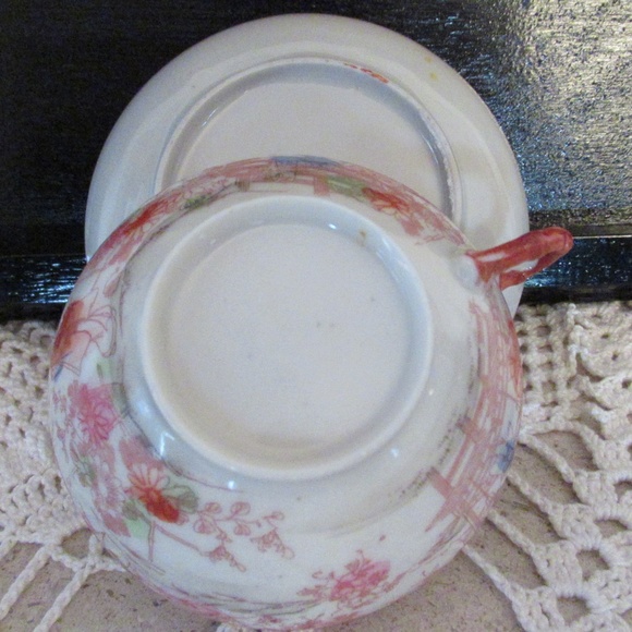 Japanese Eggshell Teacup & saucer - Picture 10 of 10